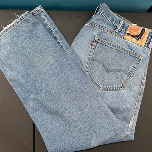 Levi Strauss 505 Jeans 38x30 Relaxed Fit Pre - Owned Good Condition